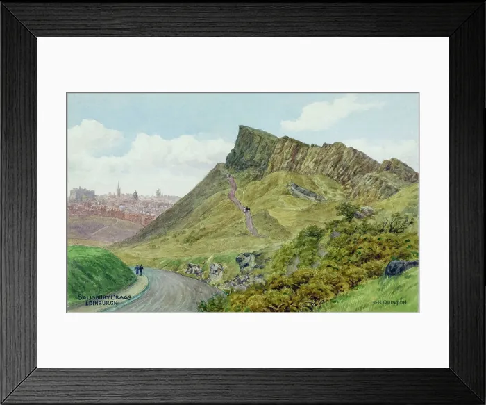 Framed Print : Salisbury Crags, Edinburgh, Scotland Framed Print : Salisbury Crags, Edinburgh, Scotland