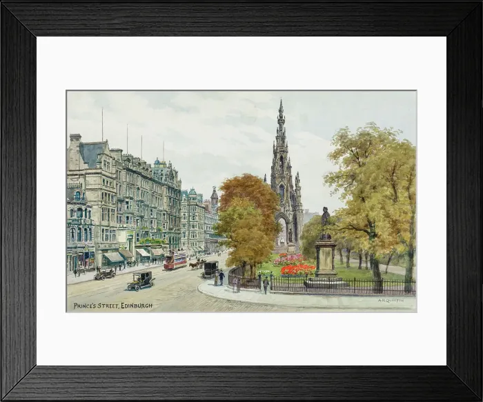 Framed Print : Princes Street, Edinburgh, Scotland Framed Print : Princes Street, Edinburgh, Scotland