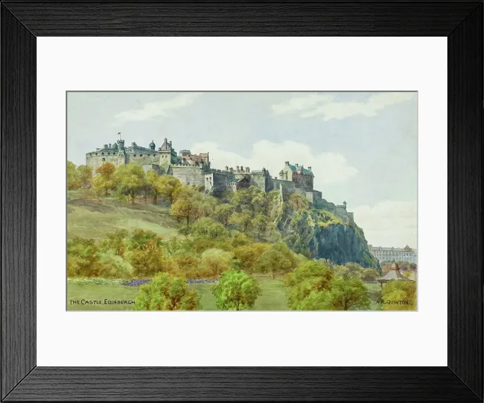 Framed Print : The Castle, Edinburgh, Scotland Framed Print : The Castle, Edinburgh, Scotland