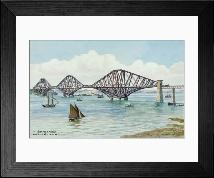 Framed Print : Forth Bridge, near Edinburgh, Lothian, Scotland Framed Print : Forth Bridge, near Edinburgh, Lothian, Scotland