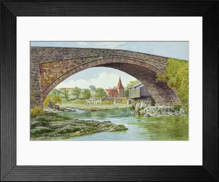 Framed Print : Old Bridge, Elan Valley, Rhayader, Powys, Wales Framed Print : Old Bridge, Elan Valley, Rhayader, Powys, Wales