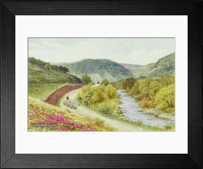 Framed Print : Elan Valley, Rhayader on the River Wye, Powys, Wales Framed Print : Elan Valley, Rhayader on the River Wye, Powys, Wales