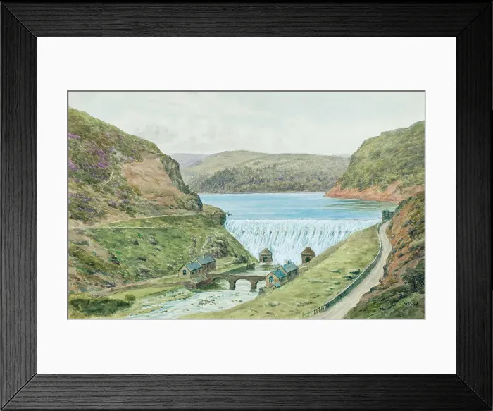 Framed Print : Elan Valley, Rhayader, Powys, Wales Framed Print : Elan Valley, Rhayader, Powys, Wales
