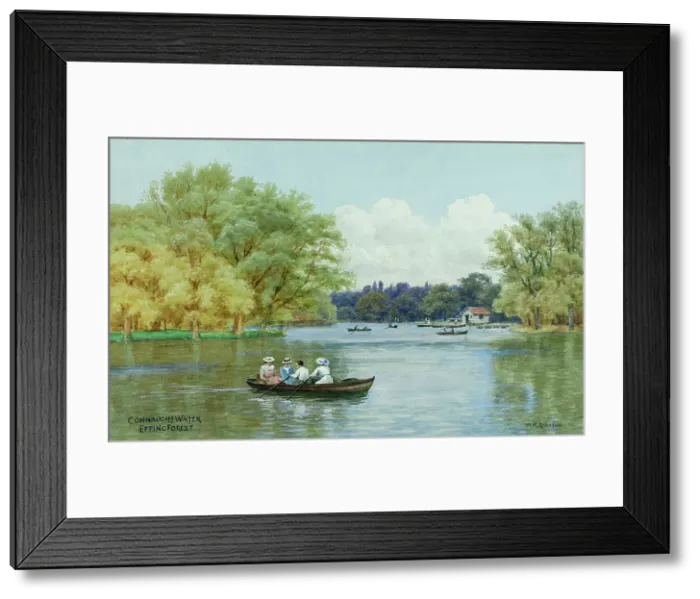 Framed Print : Connaught Water, Epping Forest, Essex Framed Print : Connaught Water, Epping Forest, Essex