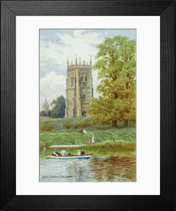 Framed Print : Bell Tower, Evesham, Worcestershire Framed Print : Bell Tower, Evesham, Worcestershire