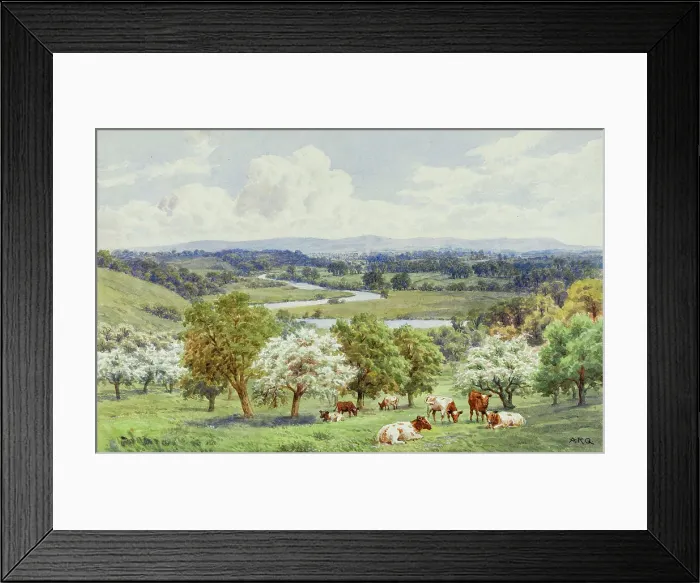 Framed Print : Evesham, Worcestershire Framed Print : Evesham, Worcestershire