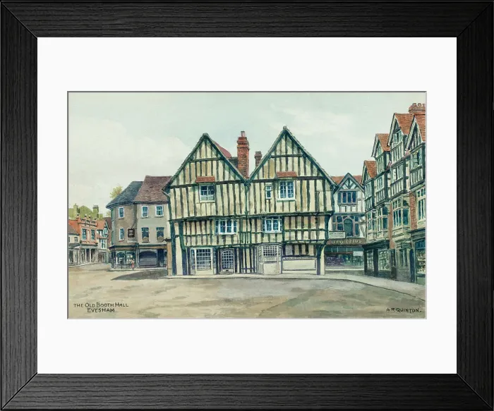 Framed Print : Old Booth Hall, Evesham, Worcestershire Framed Print : Old Booth Hall, Evesham, Worcestershire
