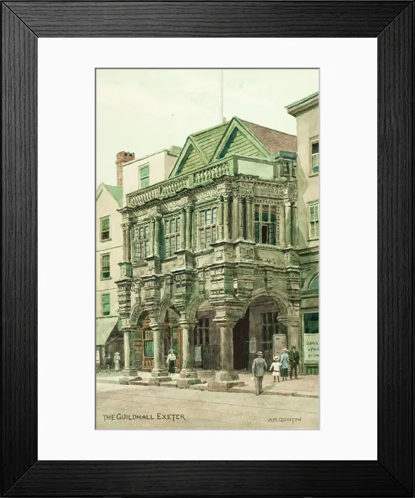 Framed Print : The Guildhall, Exeter, Devon Framed Print : The Guildhall, Exeter, Devon