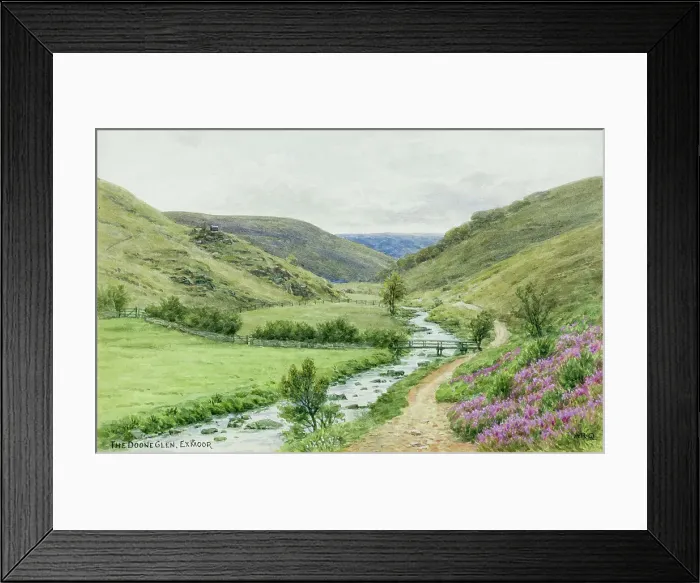 Framed Print : Doone Glen, Exmoor, Somerset Framed Print : Doone Glen, Exmoor, Somerset