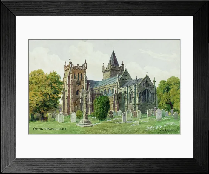 Framed Print : Parish church, Ottery St Mary, near Exeter, Devon Framed Print : Parish church, Ottery St Mary, near Exeter, Devon