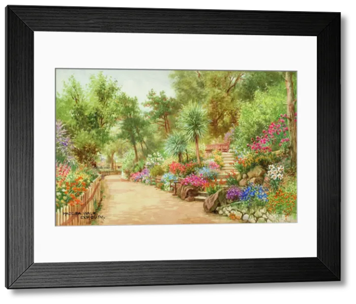 Framed Print : Madeira Walk, Exmouth, Devon Framed Print : Madeira Walk, Exmouth, Devon
