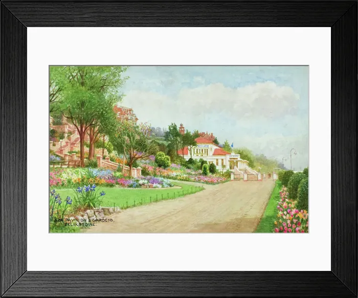 Framed Print : Spa Pavilion and Gardens, Felixstowe, Suffolk Framed Print : Spa Pavilion and Gardens, Felixstowe, Suffolk