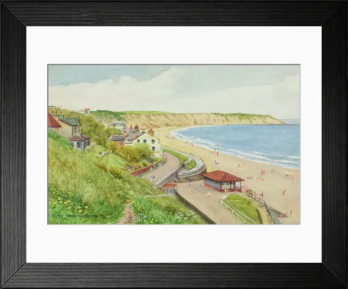 Framed Print : Filey, North Yorkshire, viewed from the south Framed Print : Filey, North Yorkshire, viewed from the south