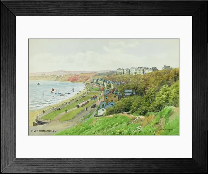 Framed Print : Filey, North Yorkshire, viewed from North Cliff Framed Print : Filey, North Yorkshire, viewed from North Cliff