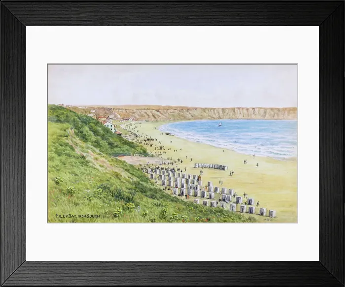 Framed Print : Filey Bay, North Yorkshire, viewed from the south Framed Print : Filey Bay, North Yorkshire, viewed from the south