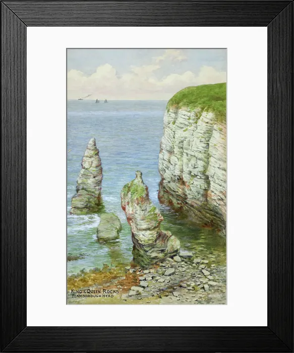 Framed Print : King and Queen Rocks, Flamborough Head, North Yorkshire Framed Print : King and Queen Rocks, Flamborough Head, North Yorkshire