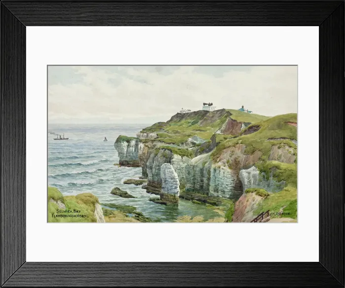 Framed Print : Selwick Bay, Flamborough Head, North Yorkshire Framed Print : Selwick Bay, Flamborough Head, North Yorkshire