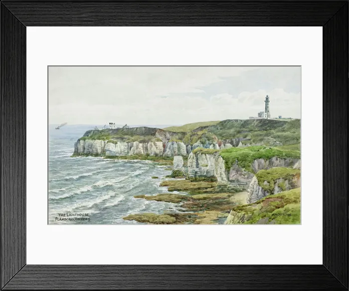 Framed Print : Lighthouse, Flamborough Head, North Yorkshire Framed Print : Lighthouse, Flamborough Head, North Yorkshire