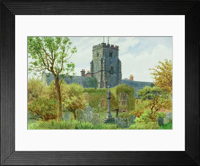 Framed Print : St Mary and St Eanswythe Church, Folkestone, Kent Framed Print : St Mary and St Eanswythe Church, Folkestone, Kent