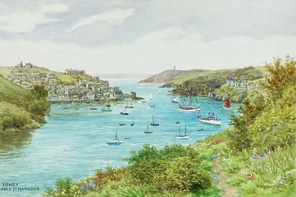 Entrance to Harbour, Fowey, Cornwall