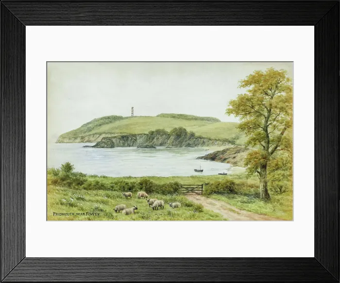Framed Print : Pridmouth, near Fowey, Cornwall Framed Print : Pridmouth, near Fowey, Cornwall