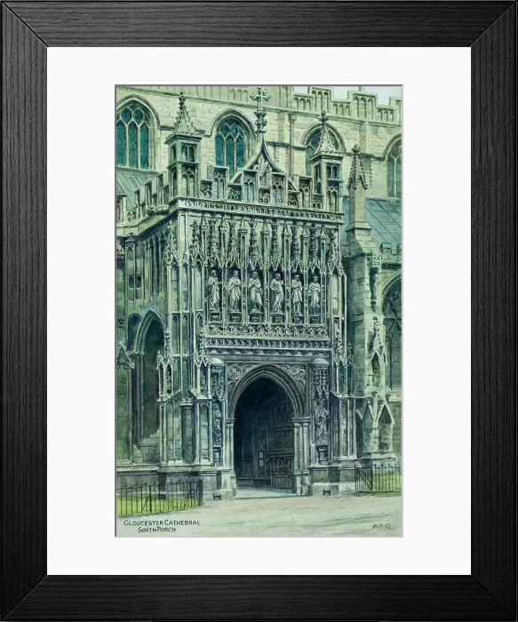 Framed Print : South Porch, Gloucester Cathedral, Gloucestershire Framed Print : South Porch, Gloucester Cathedral, Gloucestershire