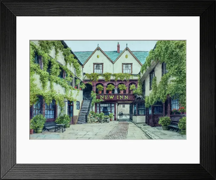 Framed Print : New Inn, Gloucester, Gloucestershire Framed Print : New Inn, Gloucester, Gloucestershire