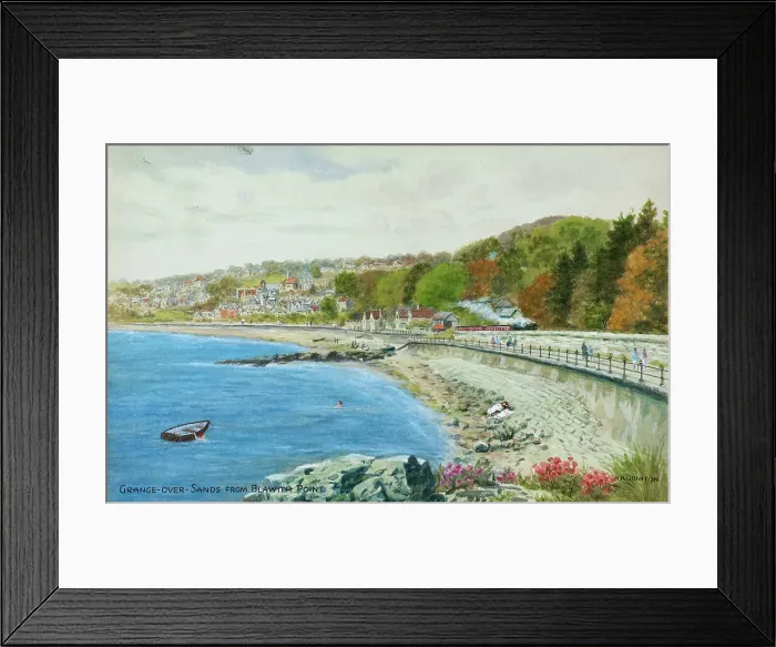Framed Print : Grange over Sands, Morecambe Bay, Cumbria Framed Print : Grange over Sands, Morecambe Bay, Cumbria