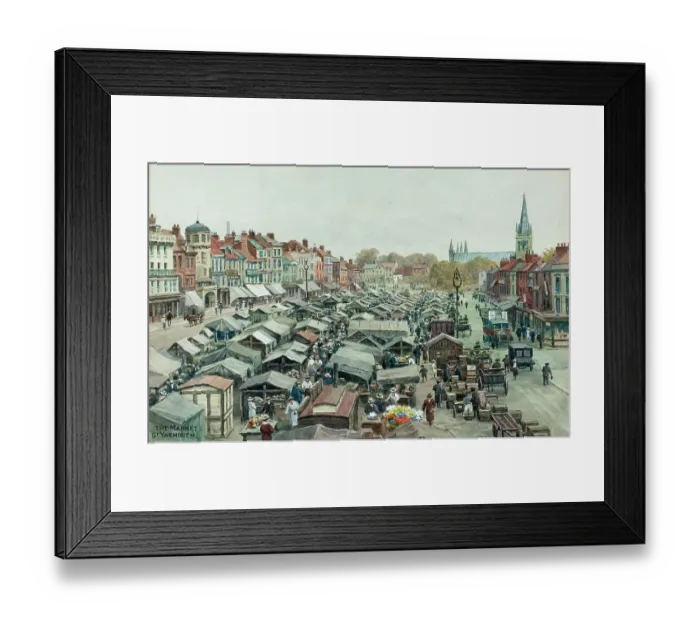 Framed Print : Open Air Market, Great Yarmouth, Norfolk Framed Print : Open Air Market, Great Yarmouth, Norfolk