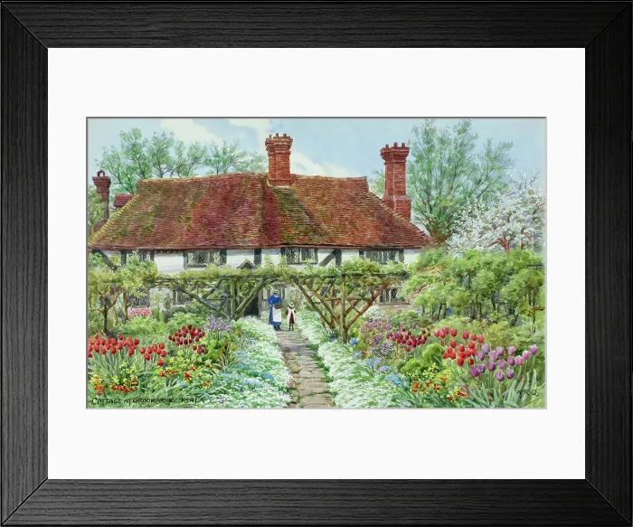 Framed Print : Cottage at Groombridge, Kent Framed Print : Cottage at Groombridge, Kent