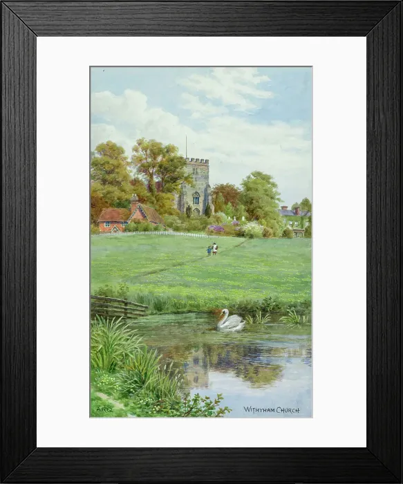 Framed Print : Withyham Church near Groombridge, Kent Framed Print : Withyham Church near Groombridge, Kent