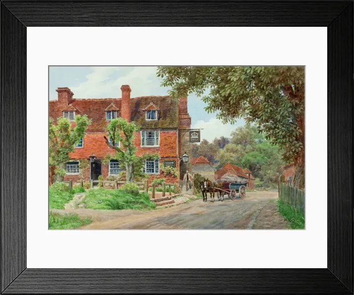 Framed Print : The Crown Inn, Groombridge, Kent Framed Print : The Crown Inn, Groombridge, Kent