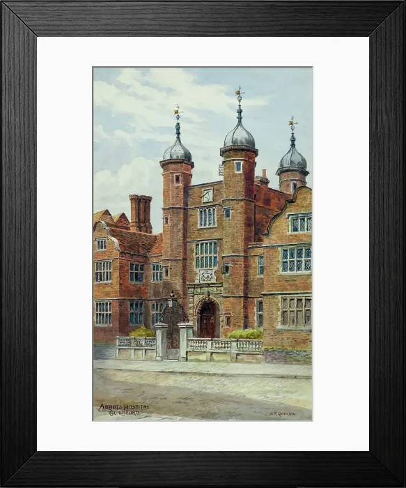 Framed Print : Abbot's Hospital, Guildford, Surrey Framed Print : Abbot's Hospital, Guildford, Surrey