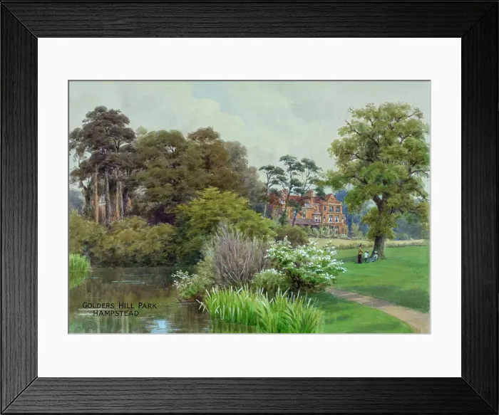 Framed Print : Golders Hill Park, Hampstead Heath, London Framed Print : Golders Hill Park, Hampstead Heath, London
