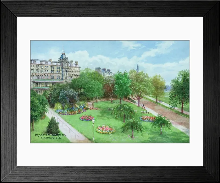 Framed Print : Prospect Gardens, Harrogate, North Yorkshire Framed Print : Prospect Gardens, Harrogate, North Yorkshire