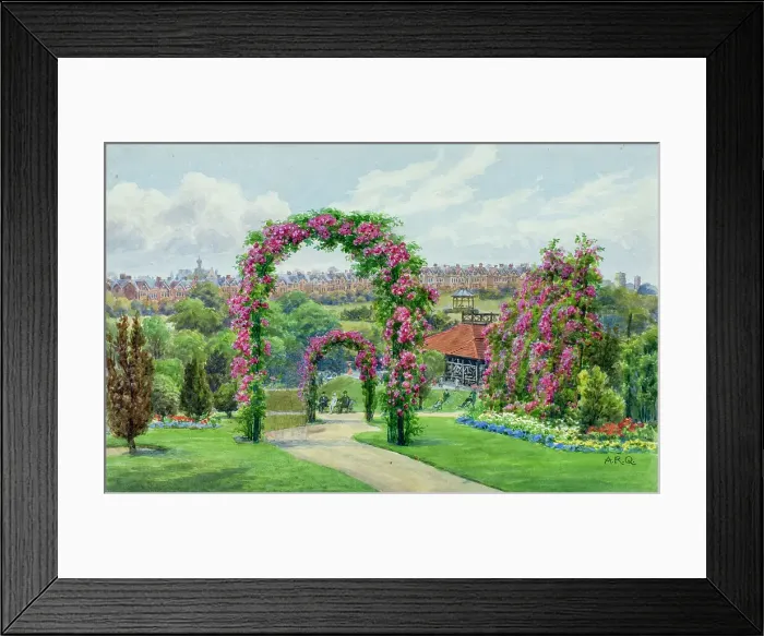 Framed Print : Public gardens in Harrogate, North Yorkshire Framed Print : Public gardens in Harrogate, North Yorkshire