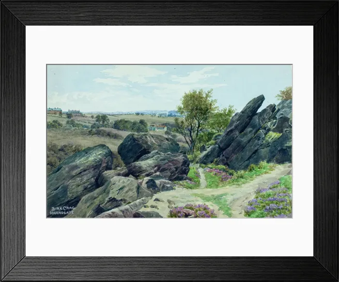 Framed Print : Birk Crag, Harrogate, North Yorkshire Framed Print : Birk Crag, Harrogate, North Yorkshire