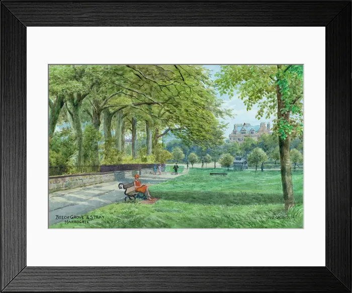 Framed Print : Beech Grove and Stray, Harrogate, North Yorkshire