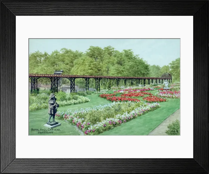 Framed Print : Royal Hall Gardens, Harrogate, North Yorkshire Framed Print : Royal Hall Gardens, Harrogate, North Yorkshire