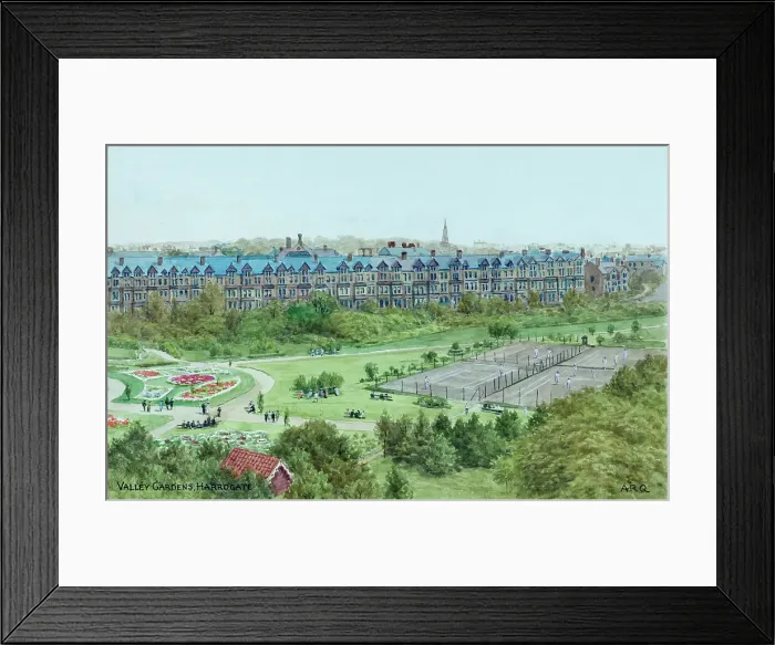 Framed Print : Valley Gardens, Harrogate, North Yorkshire Framed Print : Valley Gardens, Harrogate, North Yorkshire