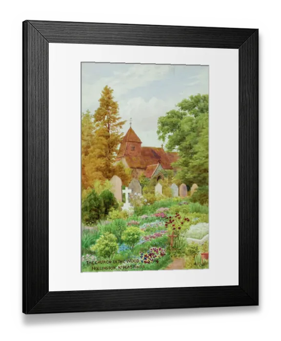 Framed Print : Church in the Wood, Hollington, near Hastings, East Sussex Framed Print : Church in the Wood, Hollington, near Hastings, East Sussex