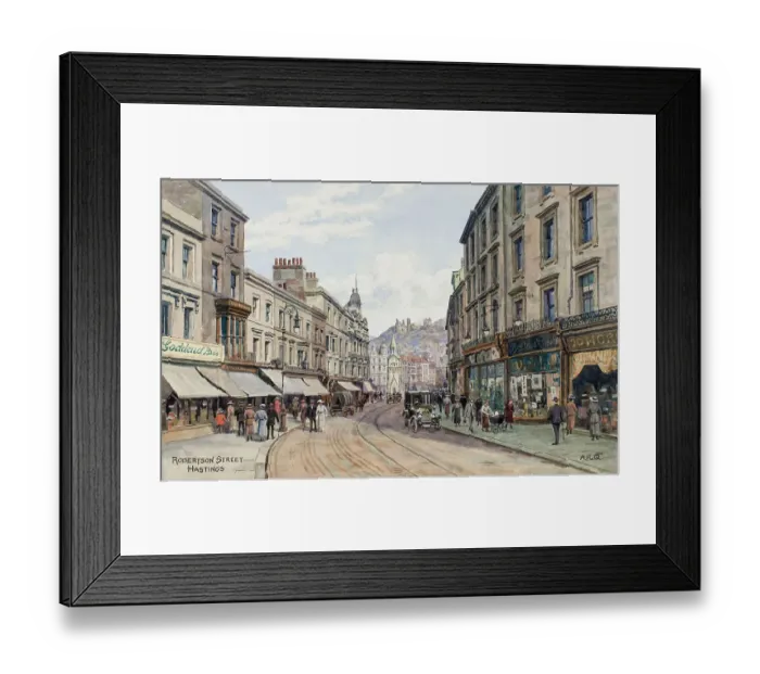 Framed Print : Robertson Street, Hastings, East Sussex Framed Print : Robertson Street, Hastings, East Sussex
