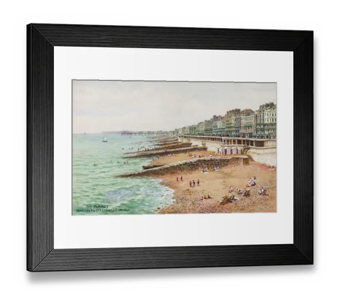 Framed Print : The Parade, Hastings and St Leonards on Sea, East Sussex Framed Print : The Parade, Hastings and St Leonards on Sea, East Sussex