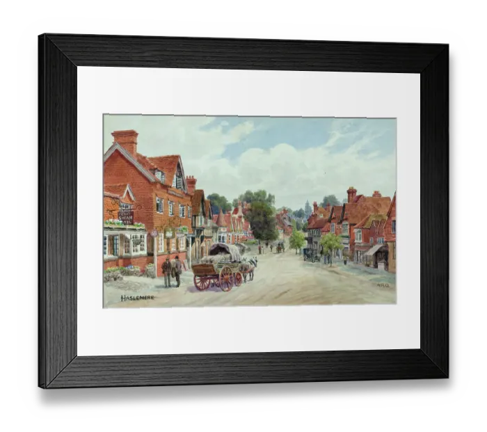 Framed Print : Street scene, Haslemere, Surrey Framed Print : Street scene, Haslemere, Surrey