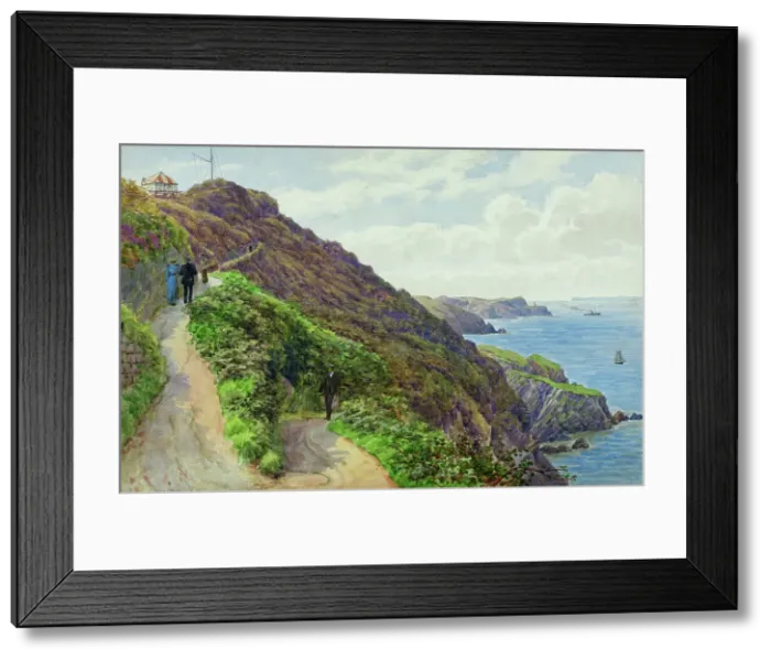 Framed Print : Cliff path, Ilfracombe, North Devon Framed Print : Cliff path, Ilfracombe, North Devon
