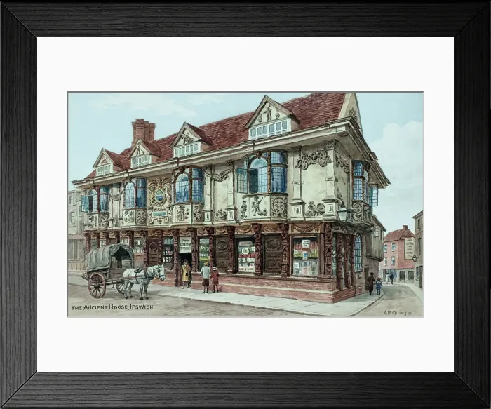 Framed Print : The Ancient House, Ipswich, Suffolk Framed Print : The Ancient House, Ipswich, Suffolk