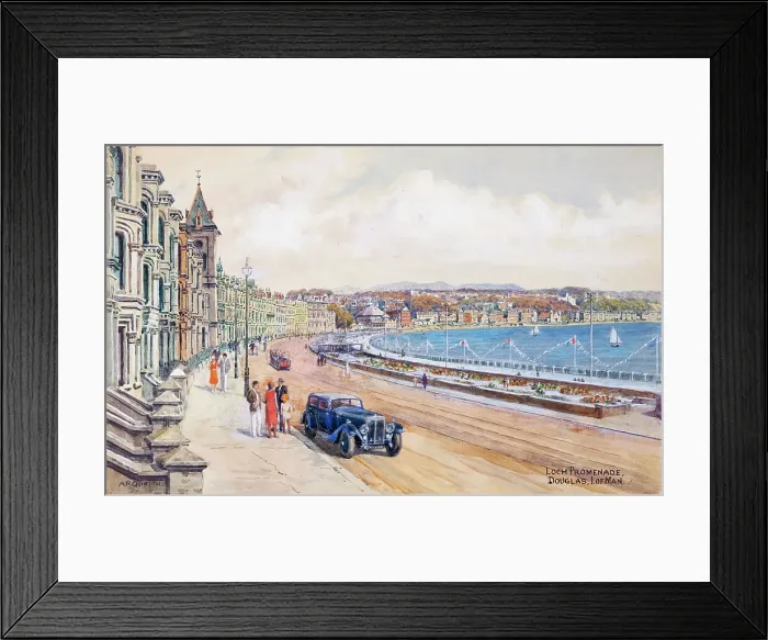 Framed Print : Loch Promenade, Douglas, Isle of Man Framed Print : Loch Promenade, Douglas, Isle of Man