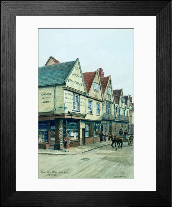 Framed Print : Wolsey's Birthplace, Ipswich, Suffolk Framed Print : Wolsey's Birthplace, Ipswich, Suffolk