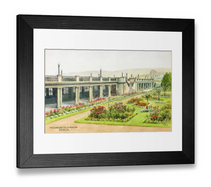Framed Print : The Gardens, Villa Marina, Douglas, Isle of Man Framed Print : The Gardens, Villa Marina, Douglas, Isle of Man
