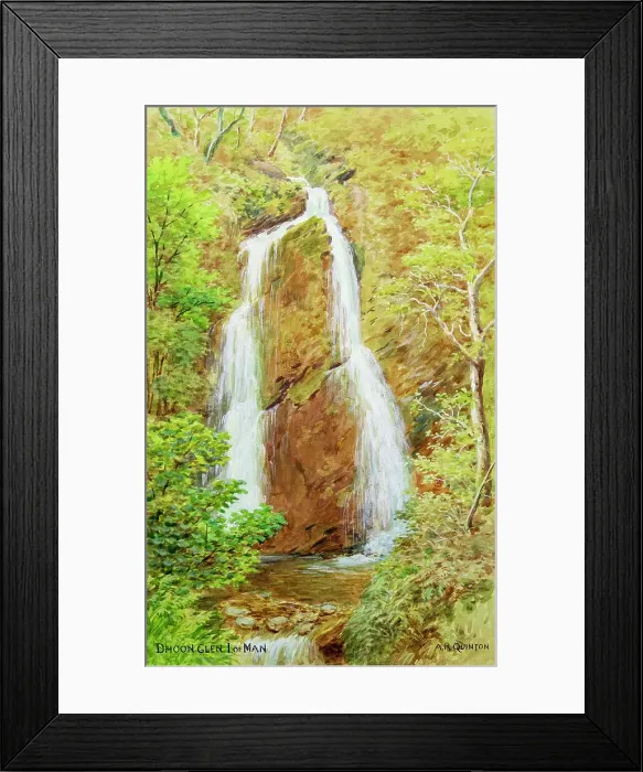 Framed Print : Dhoon Glen, Isle of Man Framed Print : Dhoon Glen, Isle of Man